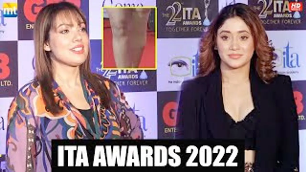 Babita aka Munmun Dutta's Injured Leg post Car Accident, Shivangi Joshi And Nyra Banerje At ITA Awards 2022 Pre-Party