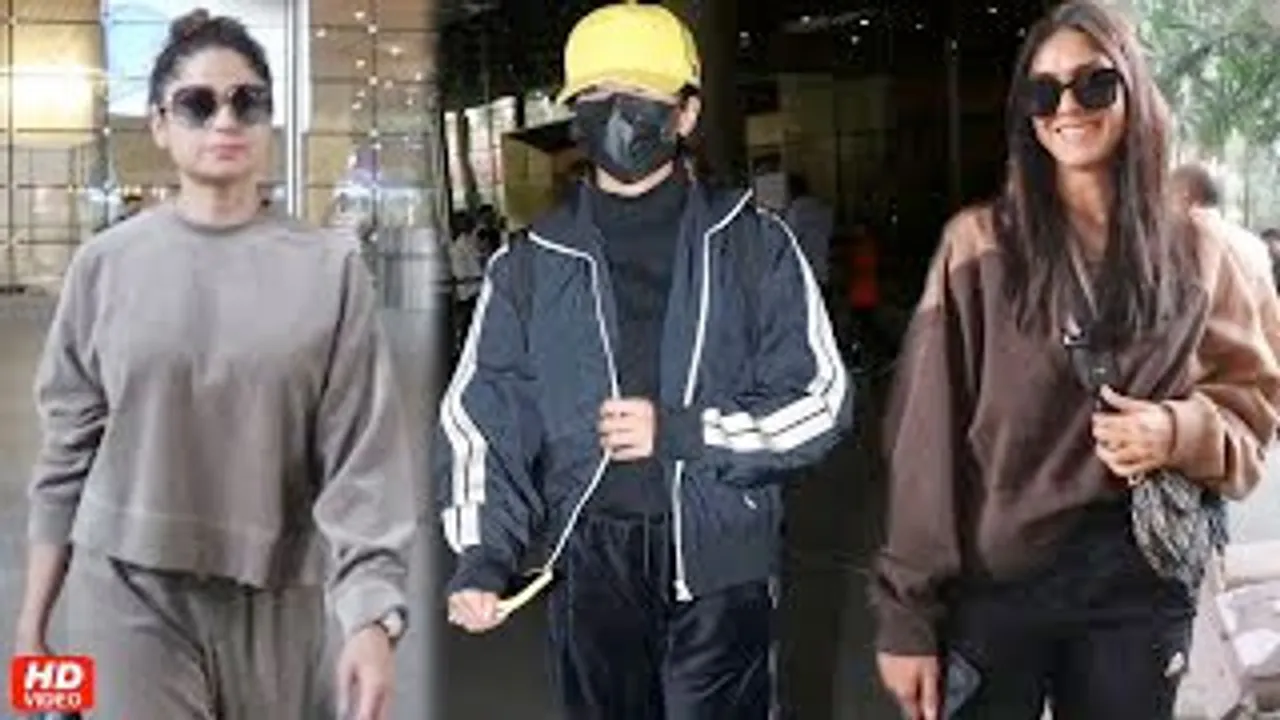 Shamita Shetty gives a Smile to a Barking Dog, Unrecognizable Rashmika Mandanna, Mrunal Thakur In Casuals At Airport