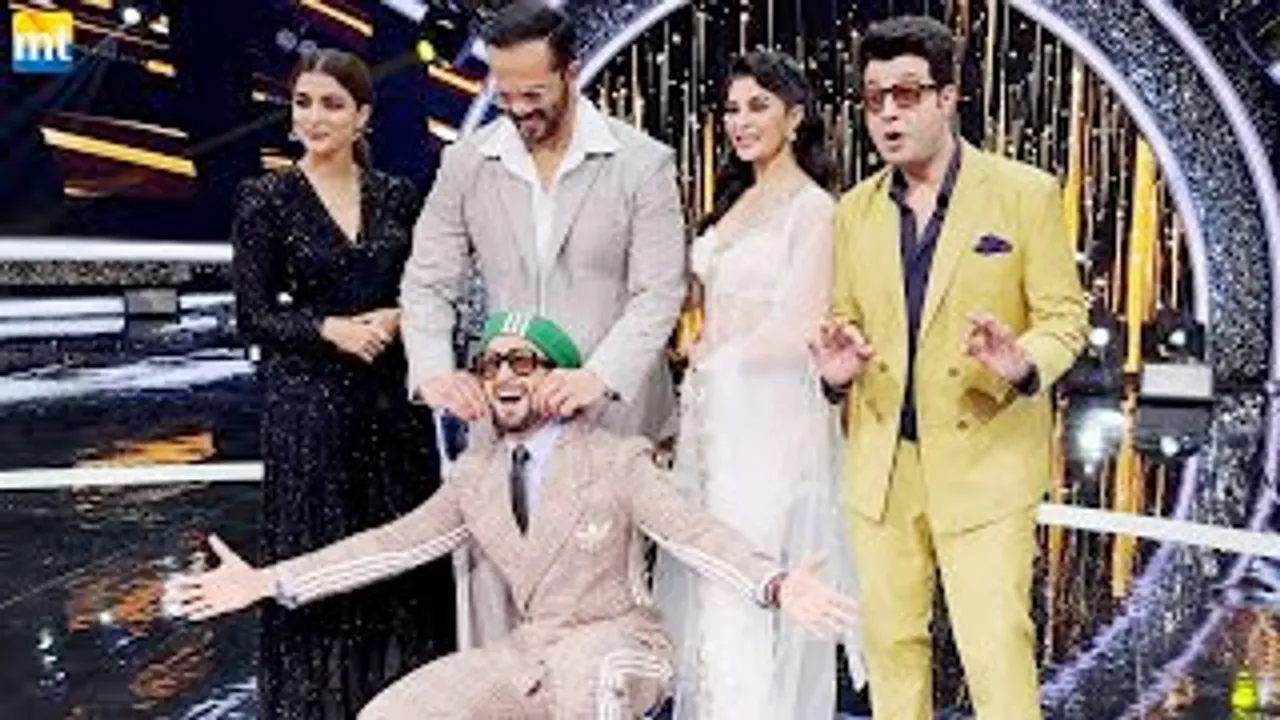 Rohit Shetty PULLS Ranveer Singh's CHEEK at Indian Idol show During 'Cirkus' Promotion