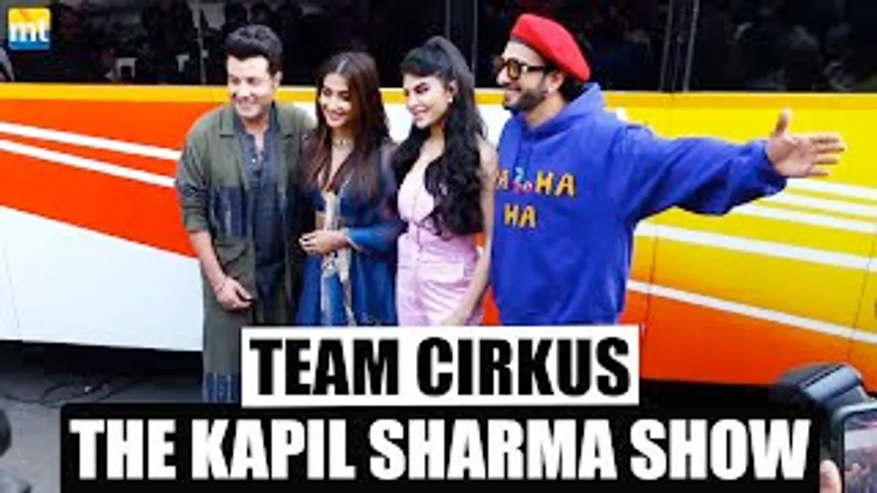 Ranveer Singh, Jacqueline, Pooja Hegde, Rohit Shetty, Varun Sharma For 'Cirkus' Promotion On 'The Kapil Sharma Show' Sets