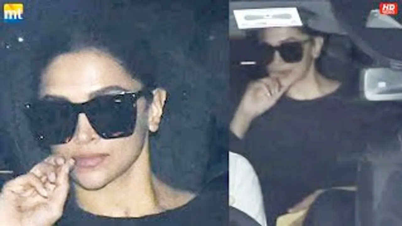 Deepika Padukone arrives in Mumbai for 'CURRENT LAGA Re' Song Launch with hubby Ranveer Singh From Cirkus