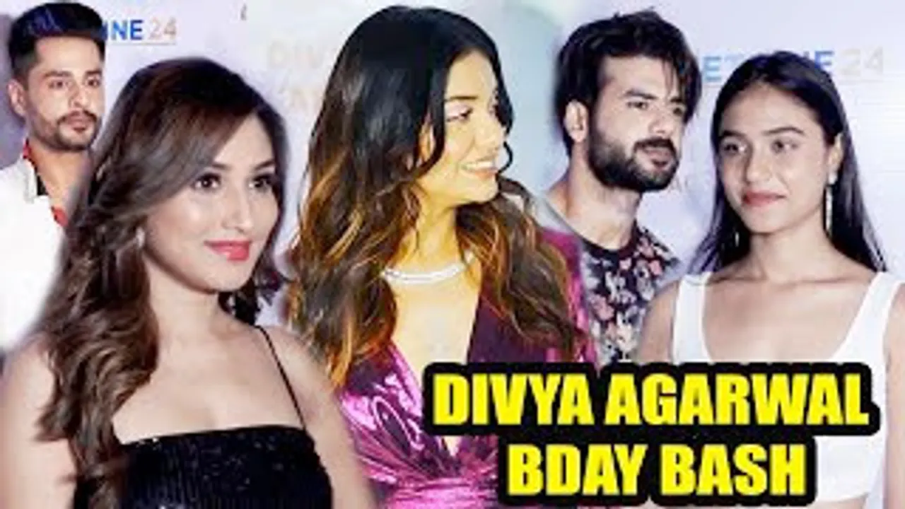 Divya Agarwal's 1st Birthday Party post Breakup With Donal Bisht, Shardul Pandit, Vishal Aditya Singh