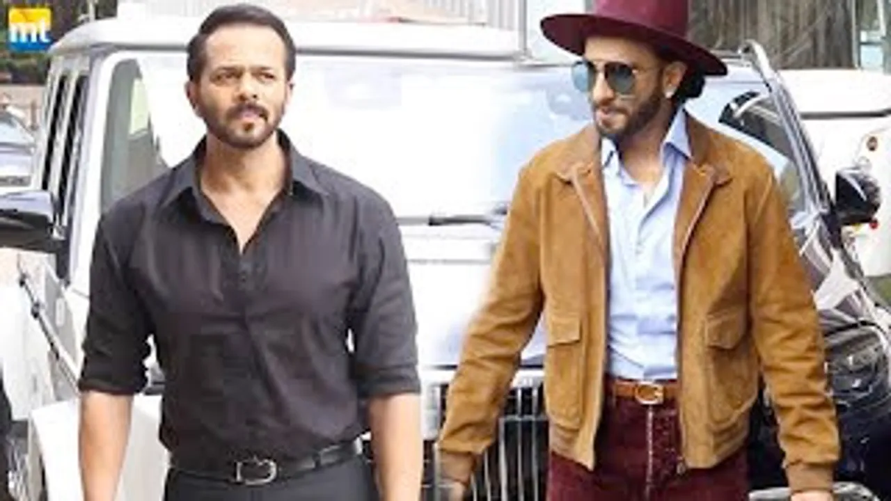 Ranveer Singh & Rohit Shetty at Dolby Atmos 10 years celebration