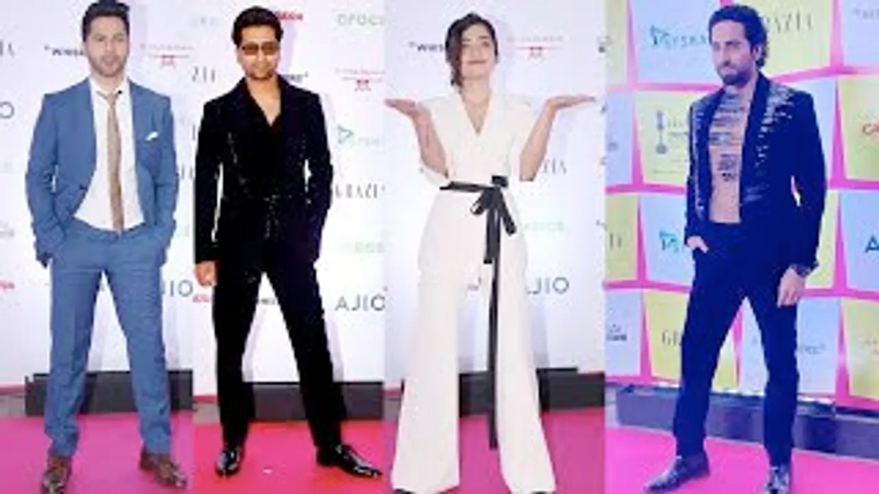Vicky Kaushal, Varun Dhawan, Ayushmann Khurrana, Rashmika Mandanna, Karan Johar And Others At Grazia Young Fashion Awards 2022
