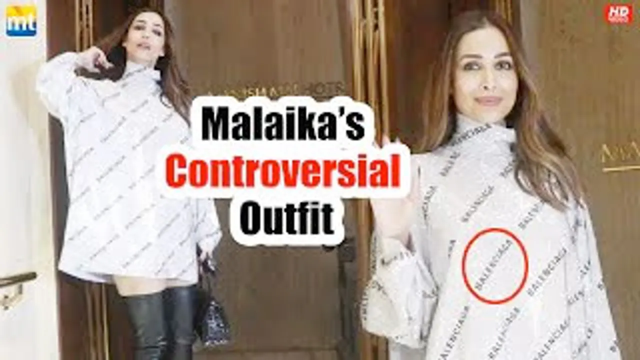 Malaika Arora wears Controversial brand Balenciaga's outfit who are being slammed for Child Abuse AD