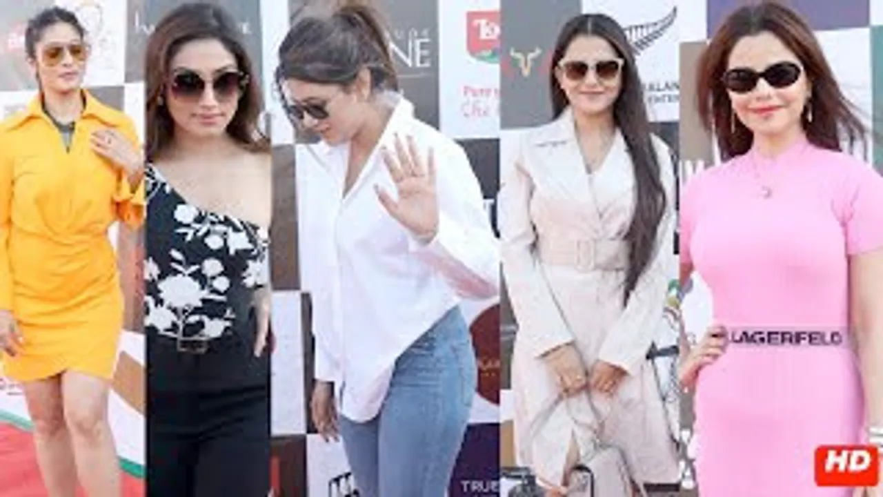 Anjali Arora, Tanishaa Mukerjee, Donal Bisht And Others at Polo Turf Games Finale in Mahalaxmi Racecourse