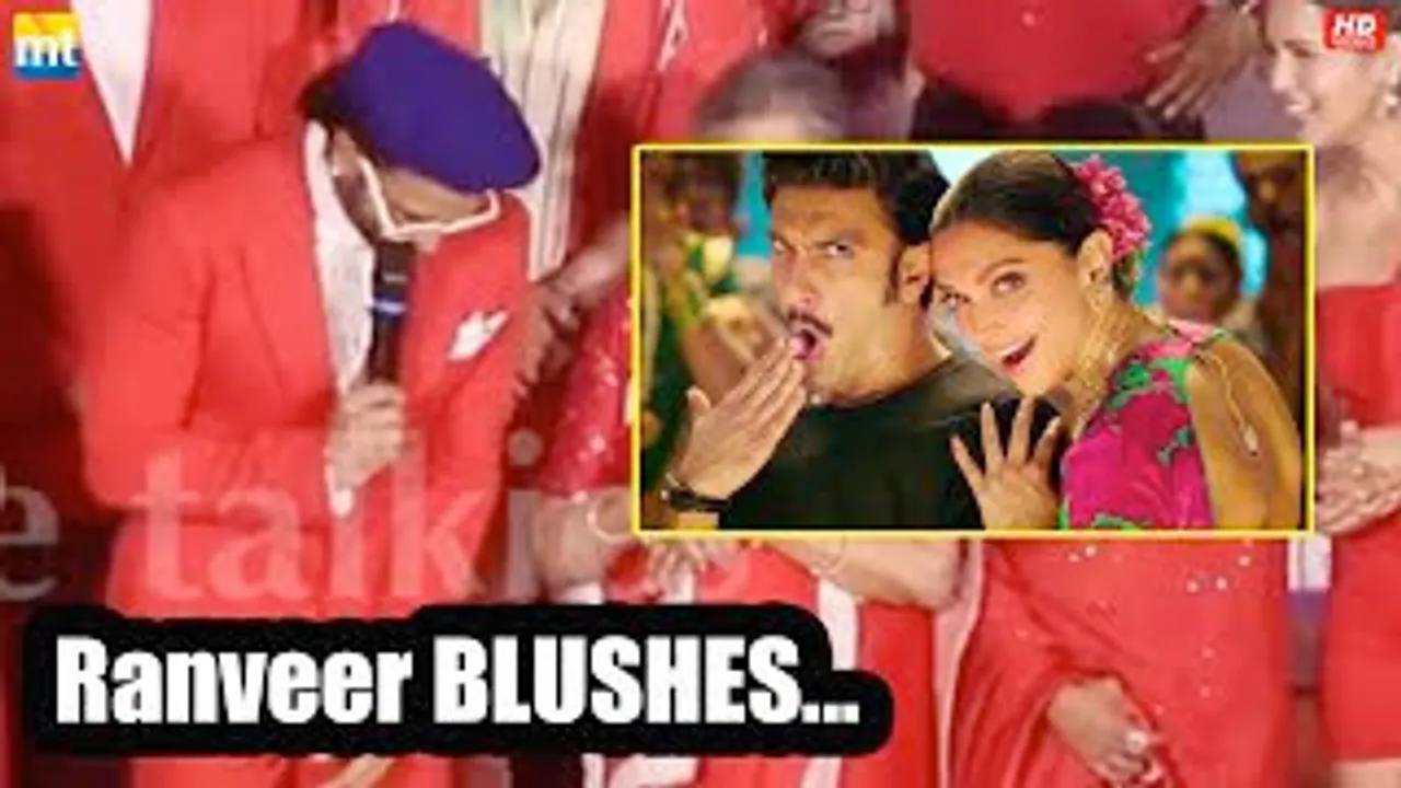 Ranveer Singh Blushes commenting on Wife Deepika Padukone's Dance in 'Cirkus'