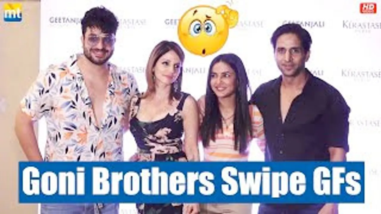 CONFUSION! Goni Brothers Arslan Goni & Aly Goni Awkwardly Swap GF's Sussanne Khan & Jasmin Bhasin