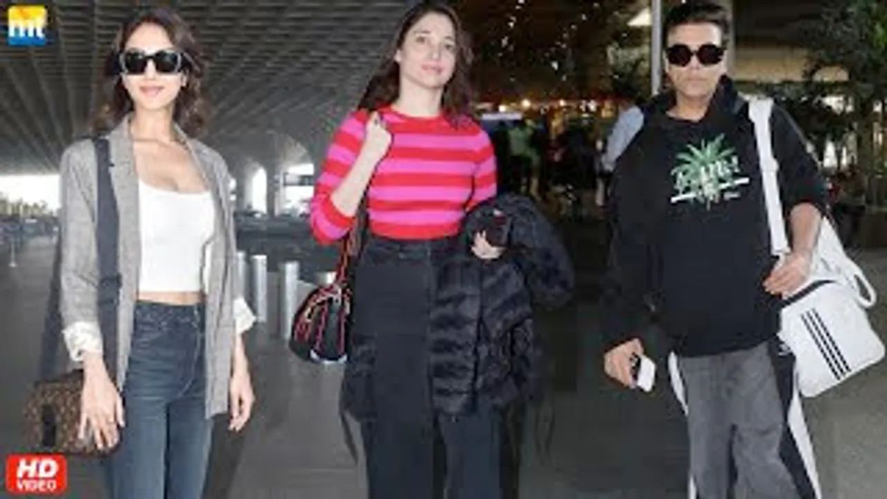 Vaani Kapoor ups the winter fashion, Tamannaah Bhatia in sweater top, Karan Johar comfy in black