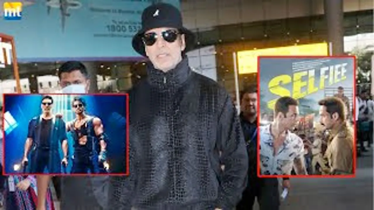 Selfiee Trailer Launch on Sunday : Akshay Kumar returns from Bade Miyan Chote Miyan shoot in London