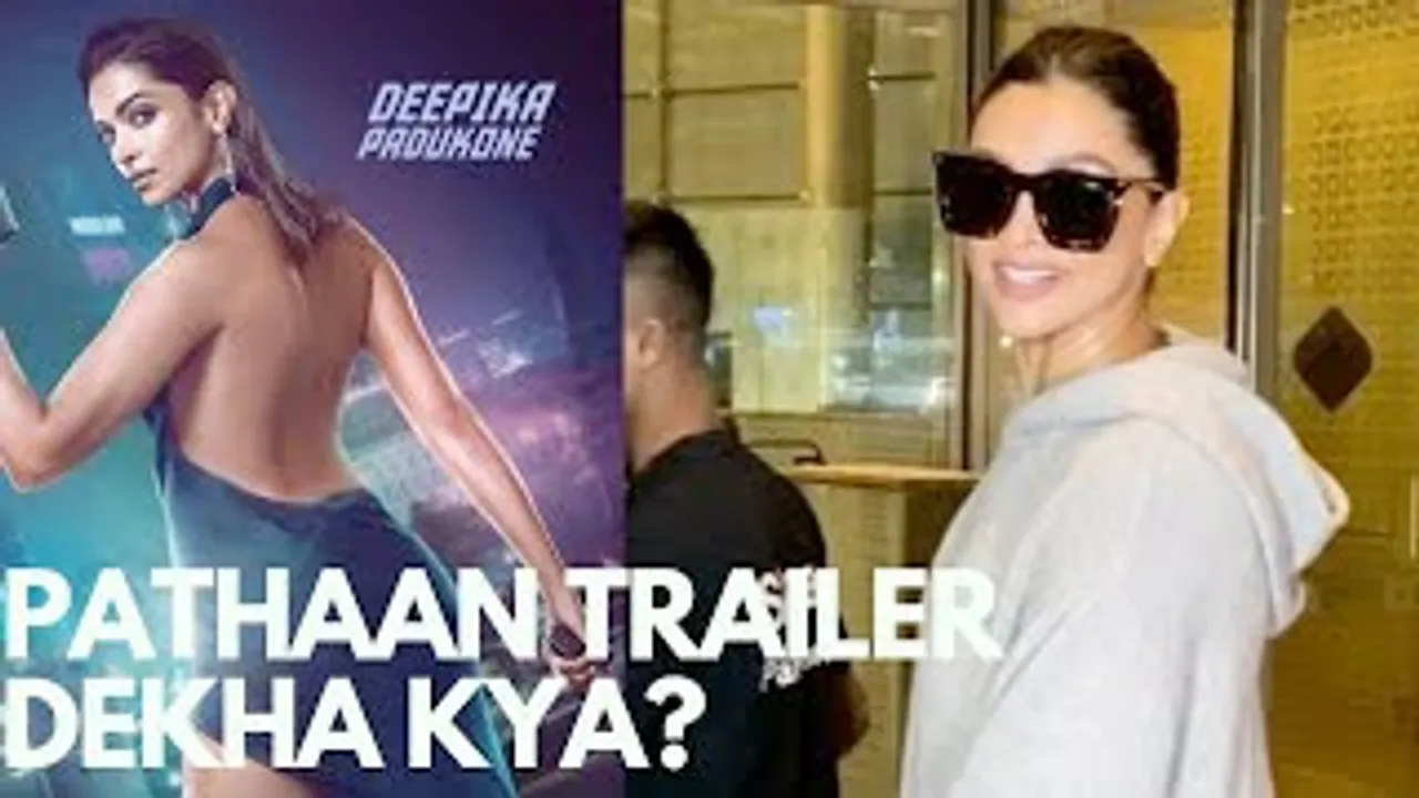 Pathaan Trailer dekha kya? Deepika Padukone asks paps how do they like it?