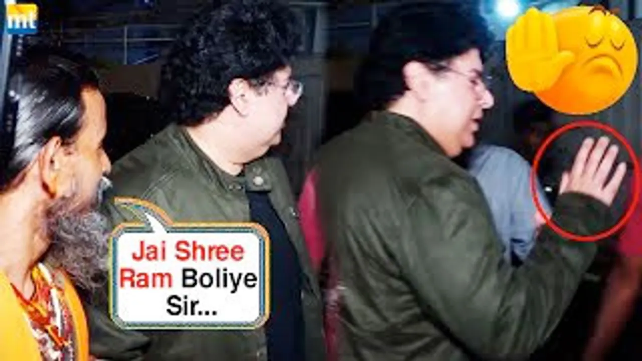 A Hindu Priest asks Sajid Khan to say "Jai Shree Ram" Watch His Reaction