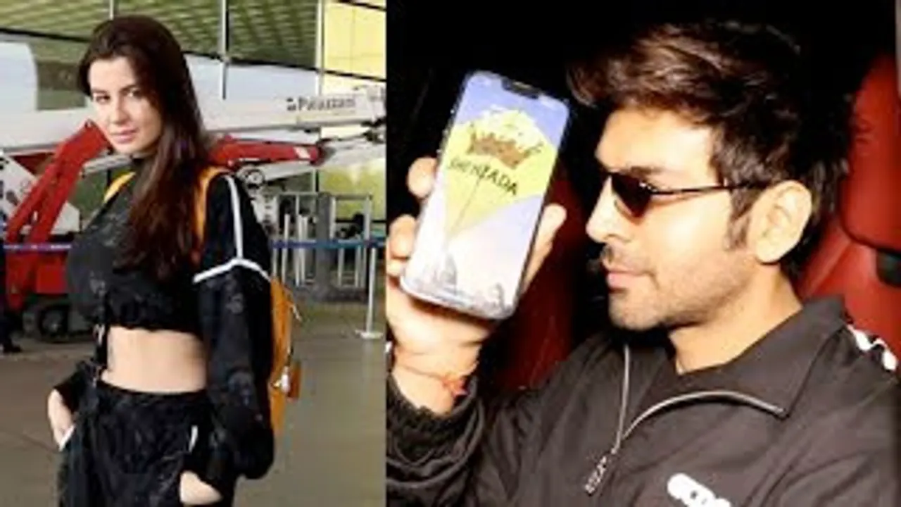 Shehzada Kartik Aaryan returns from Kutch; Arbaaz Khan's GF Giorgia Andriani at airport