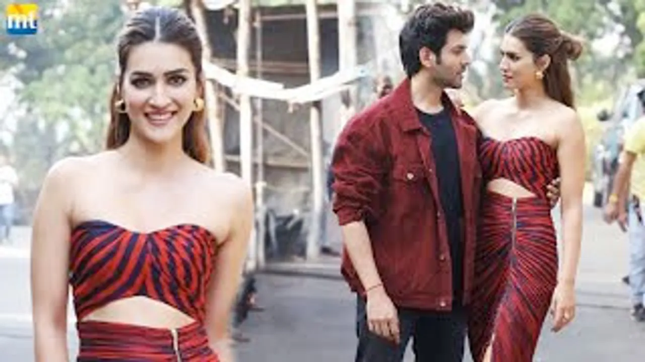 Kriti Sanon looks Red Hot, Kartik Aaryan, Rajpal Yadav At The Kapil Sharma Show for 'Shehzada' Promotions