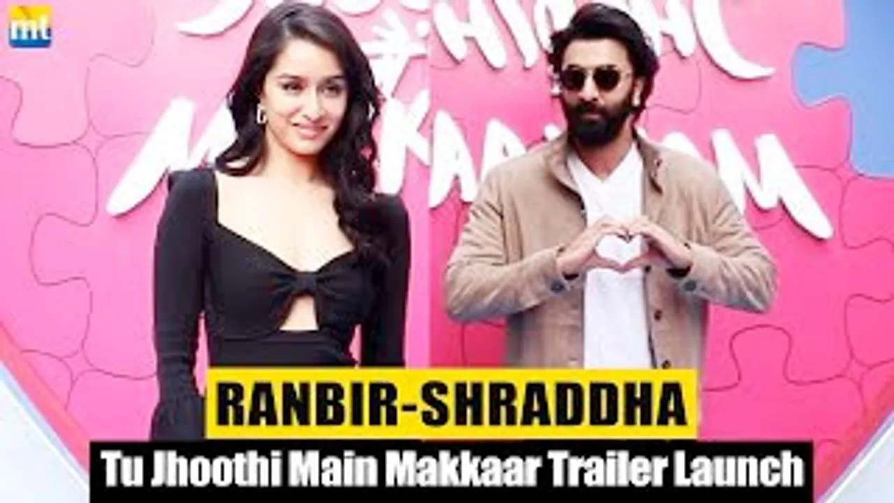 Ranbir Kapoor and Shraddha Kapoor's romantic Entry at Tu Jhoothi Main Makkaar Trailer Launch