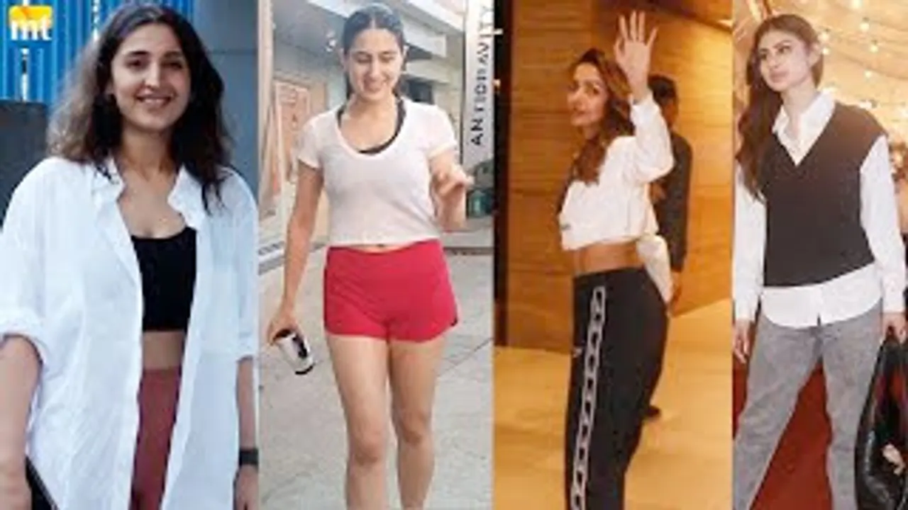 Malaika Arora, Mouni Roy, Dhvani Bhanushali & Sara Ali Khan Spotted In Bandra