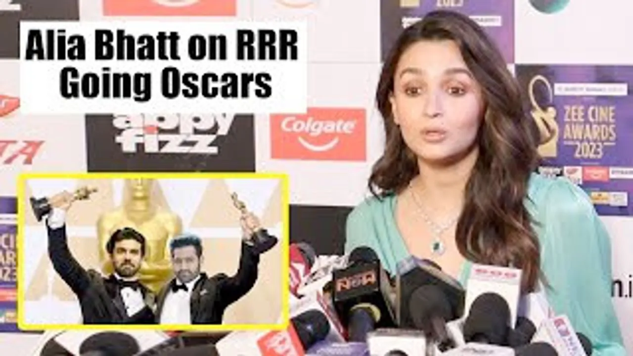 Alia Bhatt feels Proud of RRR going to Oscars, Golden Globes SS Rajamouli