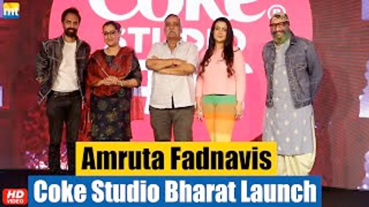 Amruta Fadnavis & 30 Musical artists Launch Coke Studio Bharat