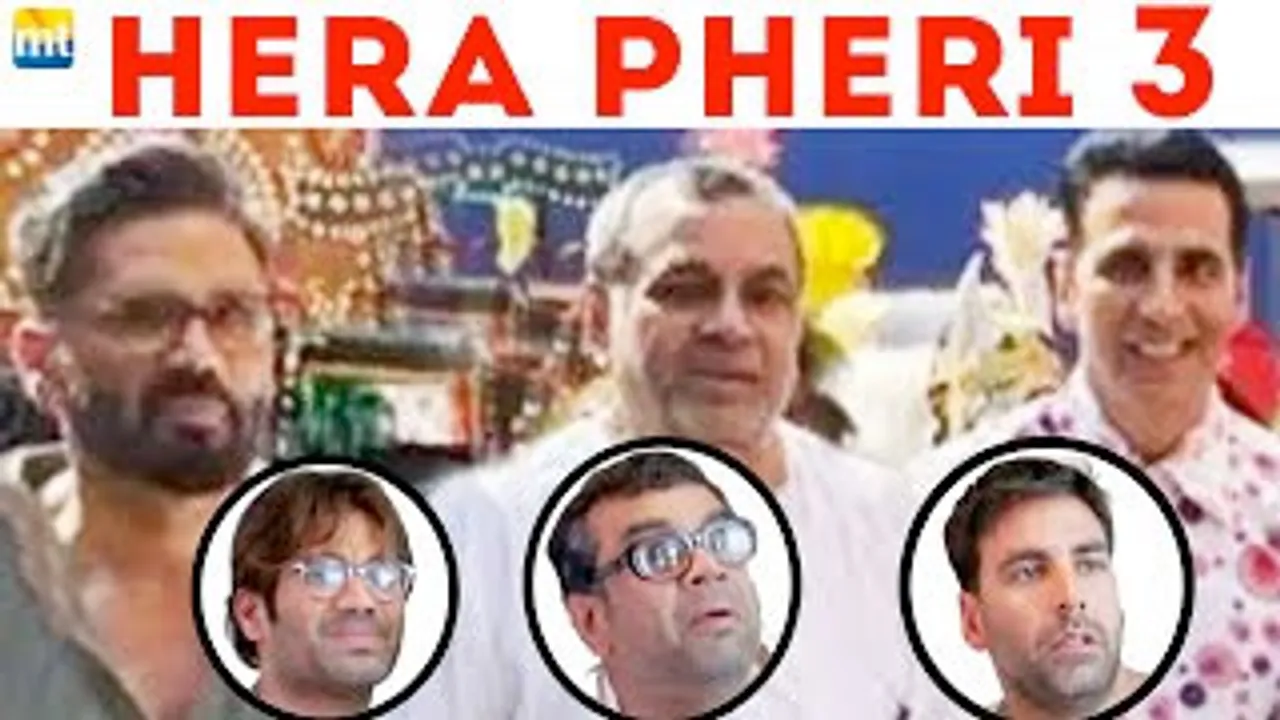 ‘Hera Pheri 3’ LEAKED : First Picture of Akshay Kumar, Paresh Rawal & Suniel Shetty From The Sets