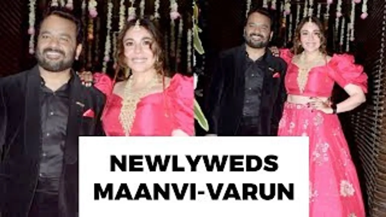 FIRST APPEARANCE of Newly Married Maanvi Gagroo & Kumar Varun After Wedding