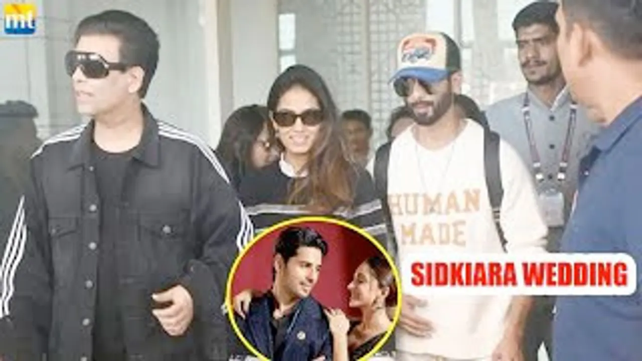 Shahid Kapoor-Mira Kapoor & Karan Johar land in Jaisalmer for Sidharth Malhotra-Kiara Advani Wedding