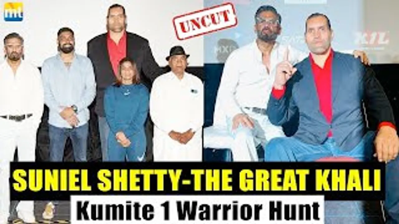 Suniel Shetty & The Great Khali to Find new wrestling talents in India from MMA