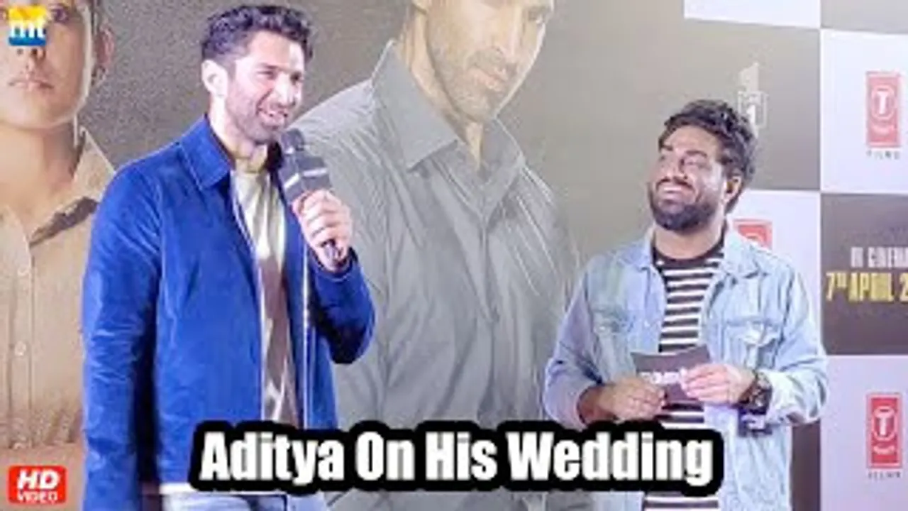 Sabki shaadi ho gayi, Aditya ki kab hogi? - Watch Aditya Roy Kapur's hilarious answer