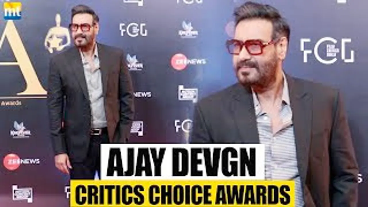 Bholaa Ajay Devgn arrives at Critics Choice Awards for brilliant performance in Drishyam 2