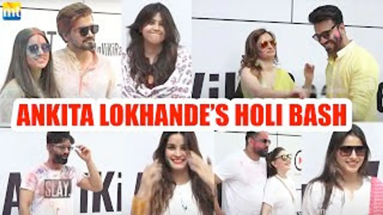 Ankita Lokhande & Vicky Jain's Bollywood Holi Party - FULL VIDEO