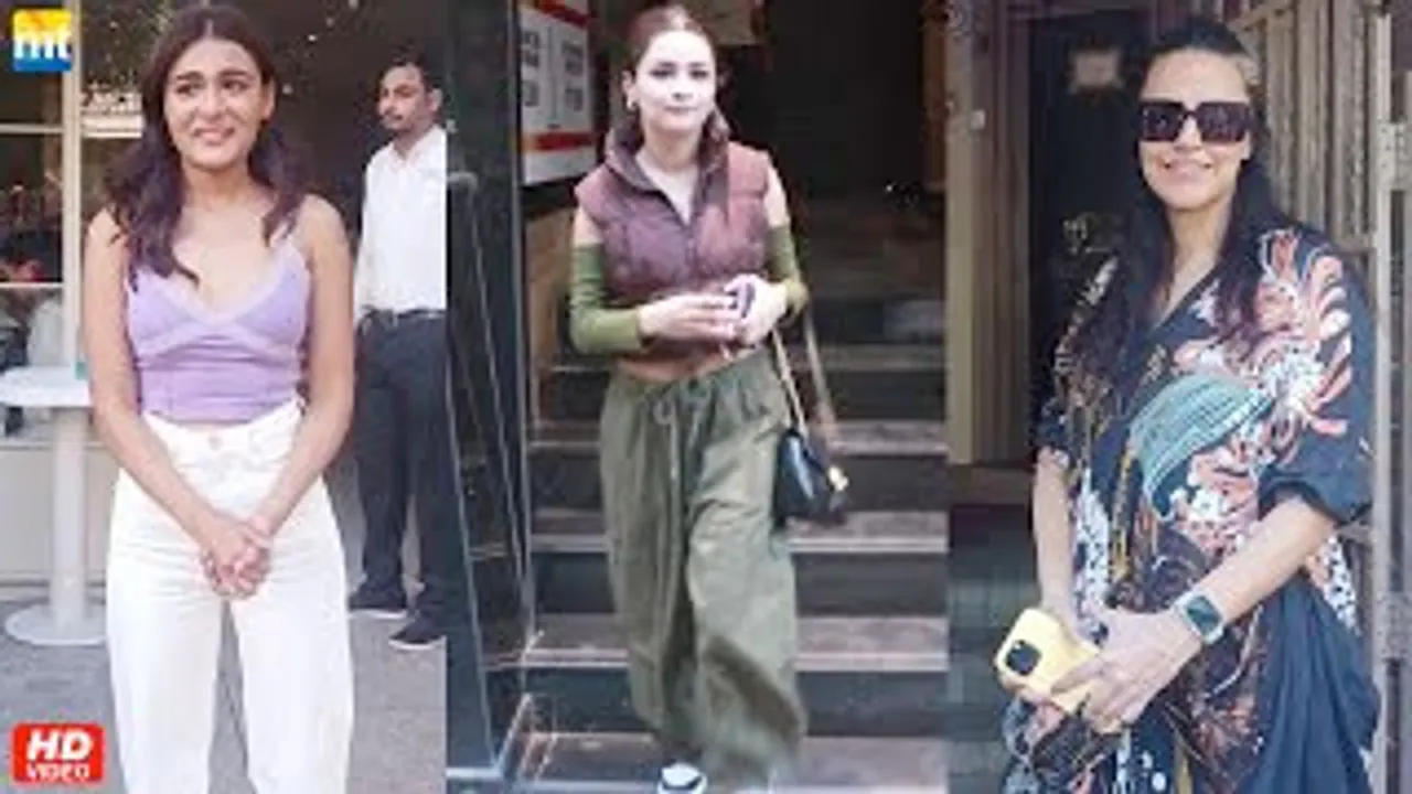 Avneet Kaur Post Her Salon Session, Shalini Pandey All Smiles At A Cafe, Neha Dhupia In Bandra