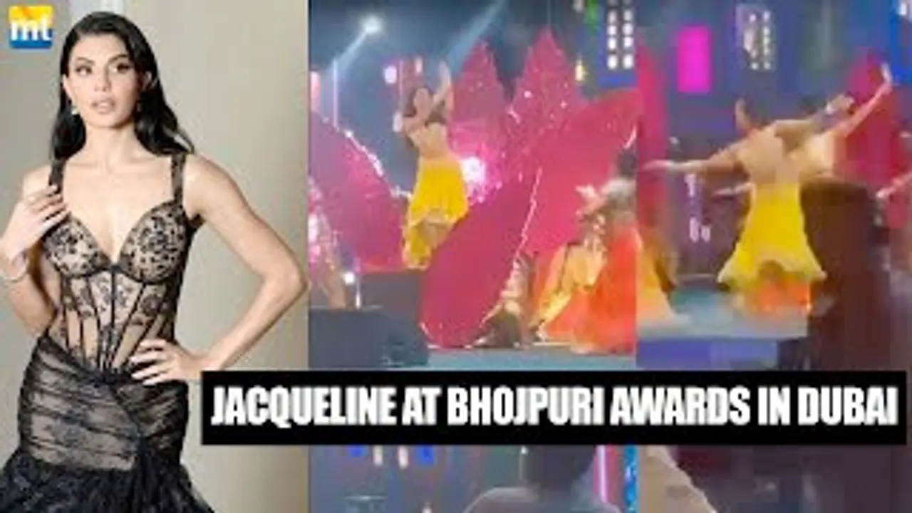 Jacqueline Fernandez's Sizzling Dance at Bhojpuri Film Awards 2023 in Dubai