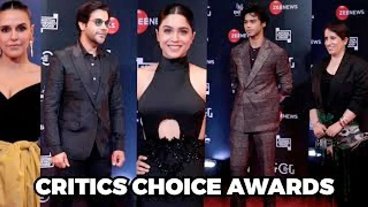 Sharvari Wagh, Babil Khan, Guneet Monga, Rajkummar Rao, Neha Dhupia And Others At Critics Choice Award 2023