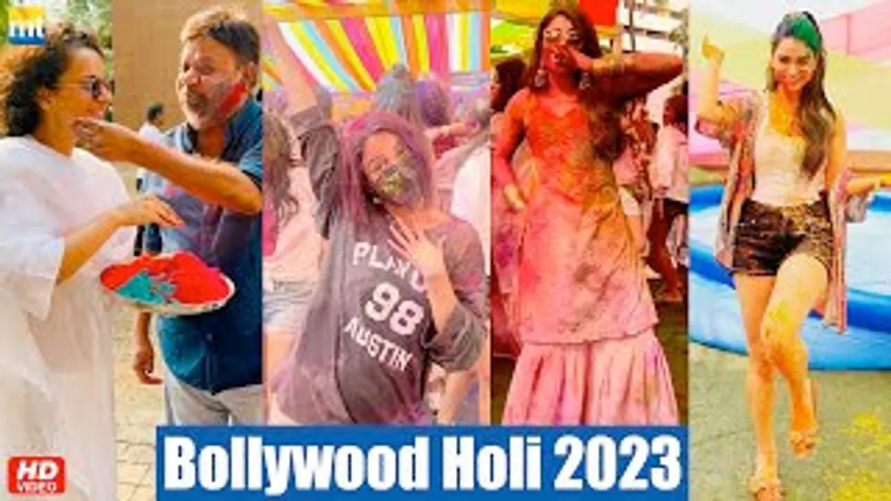 Bollywood HOLI 2023 With Kangana Ranaut, Shehnaaz Gill, Urvashi Rautela, Soundarya Sharma And Others