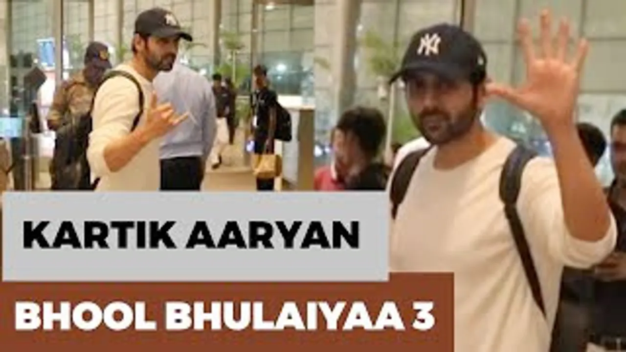 Rooh Baba Kartik Aaryan is Back in BHOOL BHULAIYAA 3, Sania Mirza & Nikita Dutta At Airport