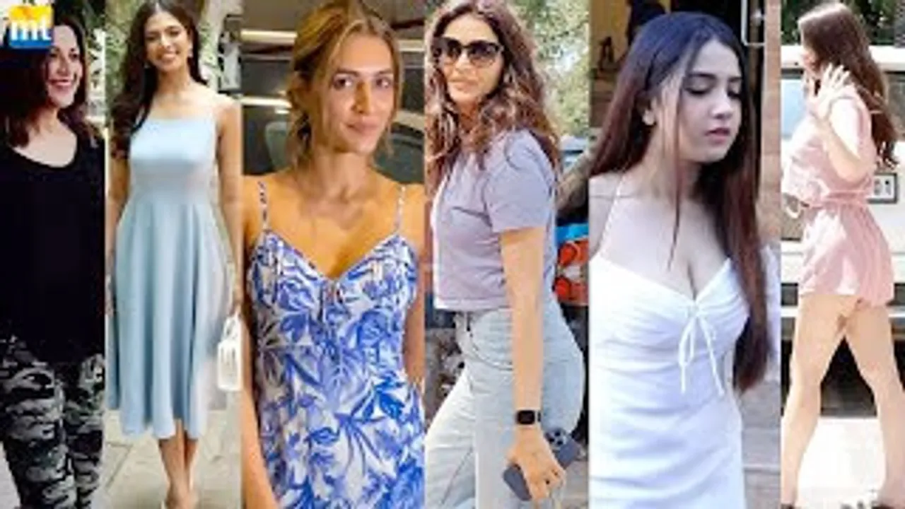 Kriti Sanon, Sonali Bendre, Karishma Tanna, Roshni Walia, Malvika Manmohan, Bellamkonda Sreenivas And Others Spotted In The City