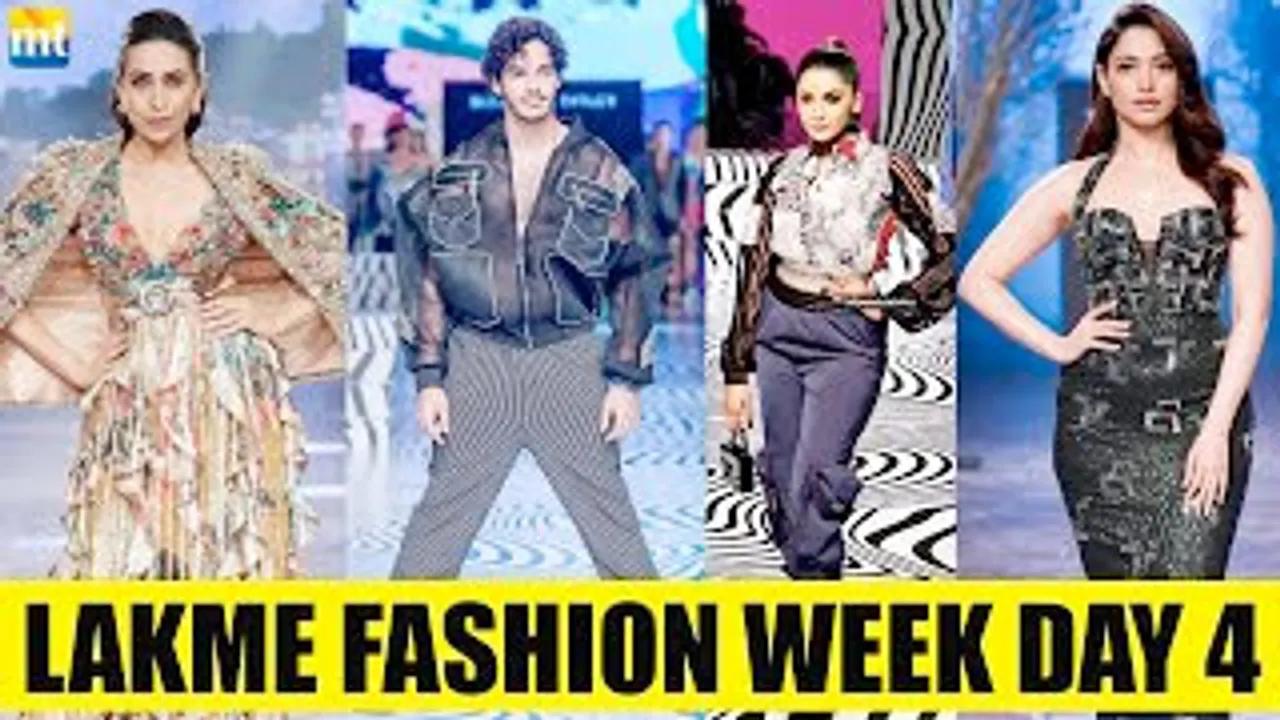 Nimrit Kaur Ahluwalia, Tamannaah Bhatia, Karisma Kapoor, Ishaan Khatter At Lakme Fashion Week 2023