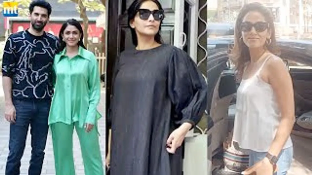 Mrunal Thakur & Aditya Roy Kapur at Gumraah event, Sonam Kapoor & Mira Rajput at Salon