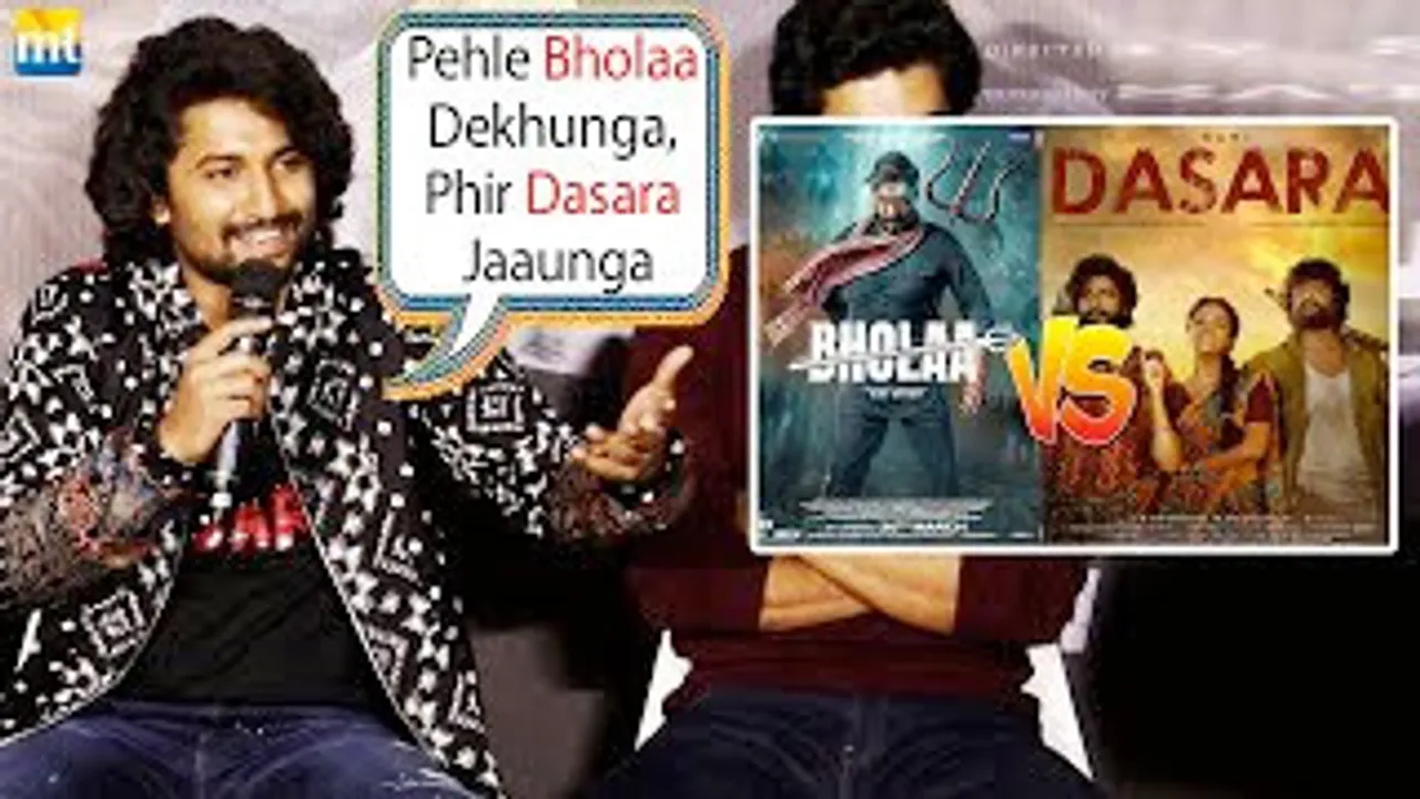 "Ajay Sir ke Support se hi yaha aaya hu" - Nani on clashing with Ajay Devgn's Bholaa