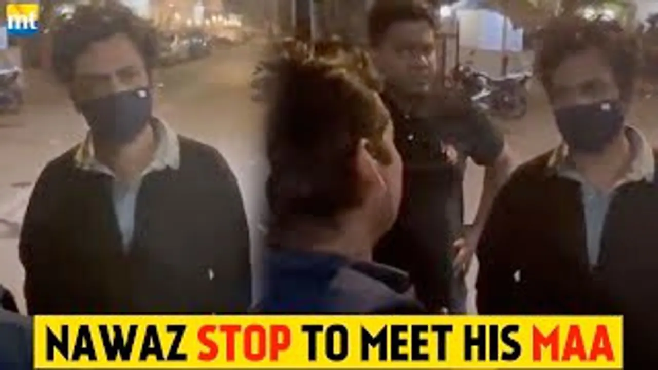 VIRAL FOOTAGE : Nawazuddin Siddiqui stopped on Gate by brother Faizuddin from meeting ailing mother
