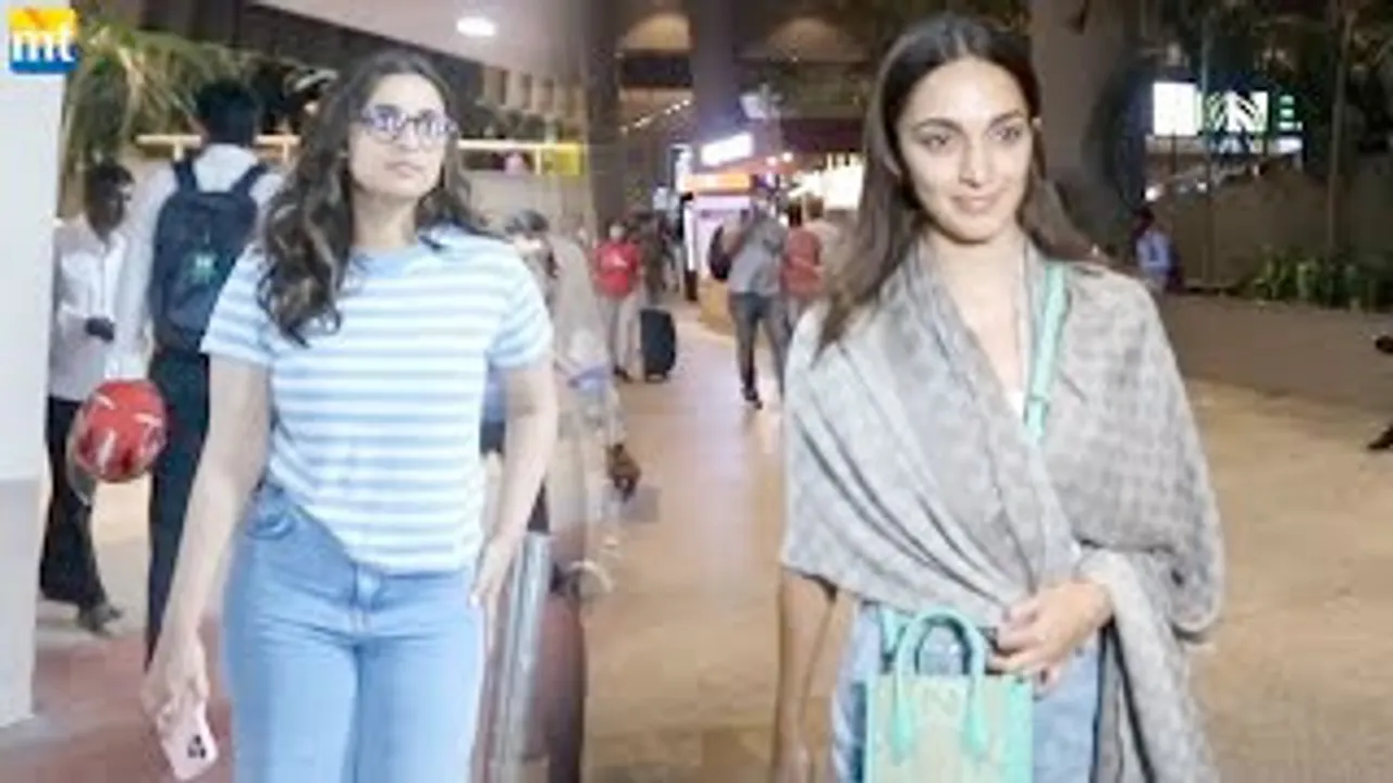 Kiara Advani returns from Gane Changer's shoot & Ram Charan's Birthday Party, Parineeti Chopra Back In Town