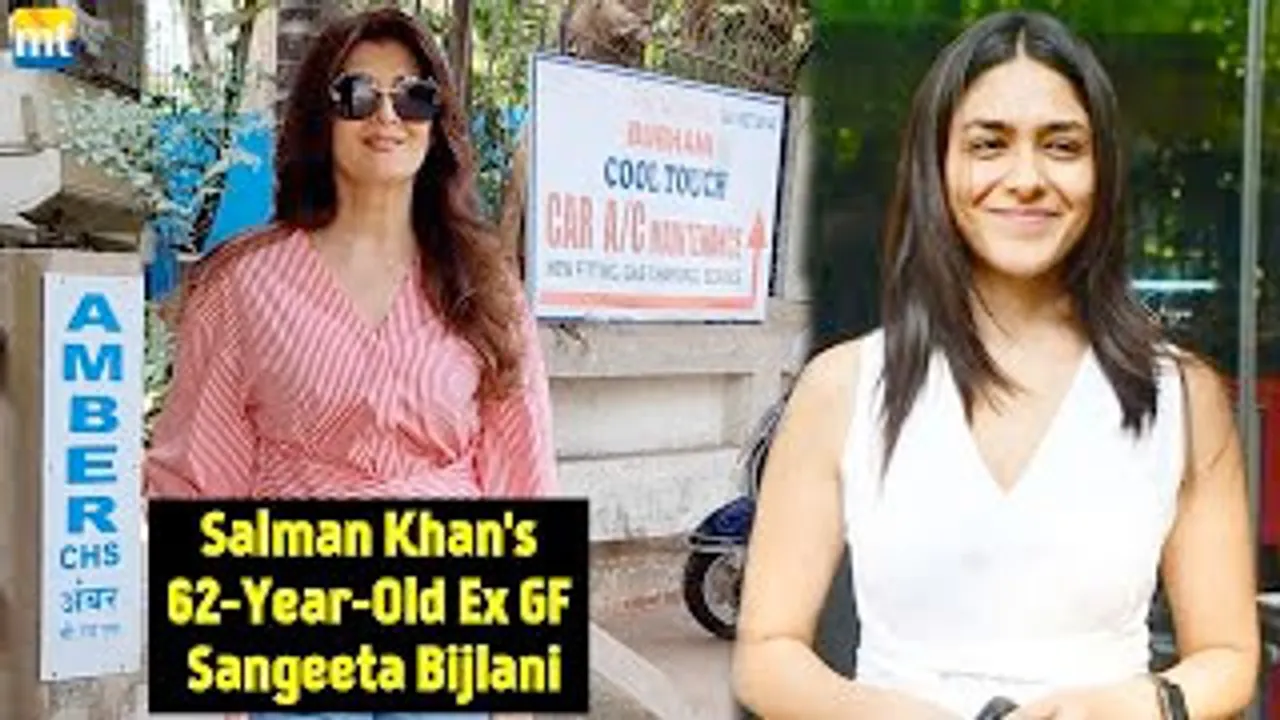 Salman Khan's 62-Year-Old Ex GF Sangeeta Bijlani at Salon, Mrunal Thakur's Millions Dollar smile, Nikita Dutta Spotted In Bandra