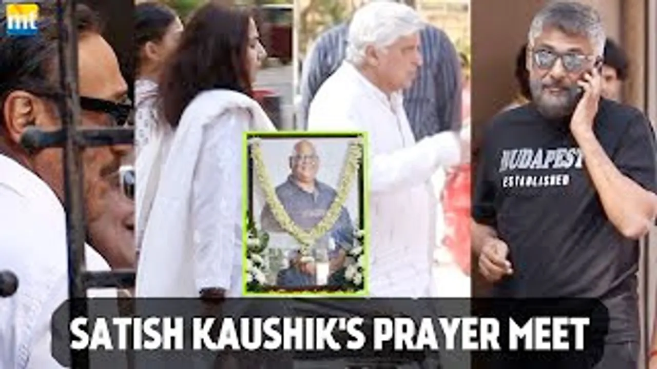 Satish Kaushik's PRAYER Meet - Jackie Shroff, Vidya Balan, Javed Akhtar, Vivek Agnihotri, David Dhawan Attend