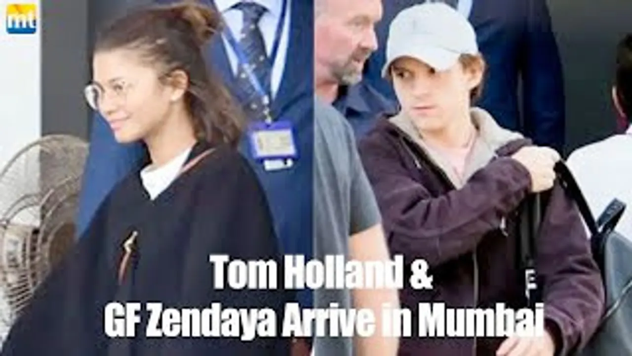 Spider-Man Tom Holland & GF Zendaya Arrive in Mumbai amidst Engagement Rumours