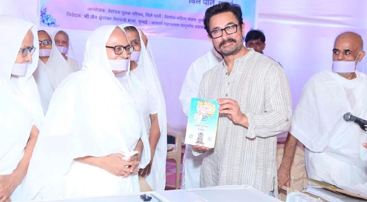 Aamir Khan Pays Tribute To Jain Saint Dr. Mahendra Kumar Ji —