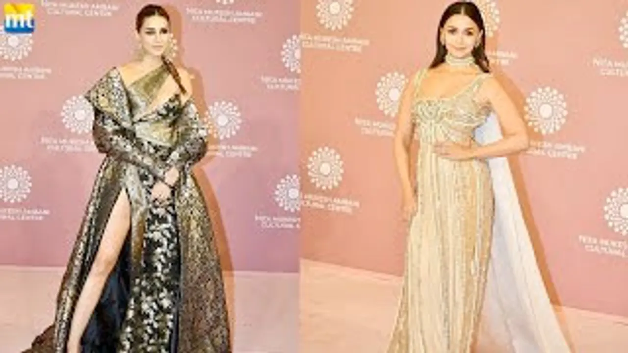 Alia Bhatt & Kriti Sanon look like an absolute vision at Day 2 Of NMACC Launch