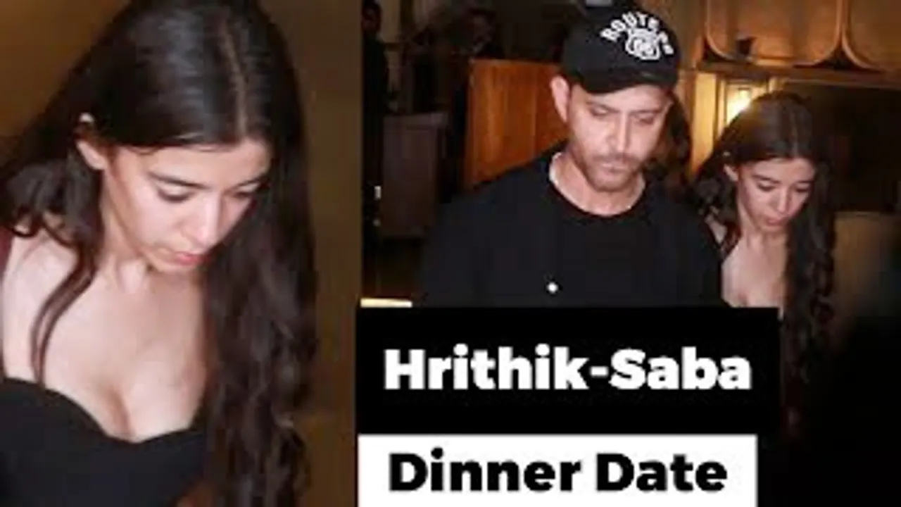 New Hot Couple Hrithik Roshan & Saba Azad seen Together for a Dinner Date