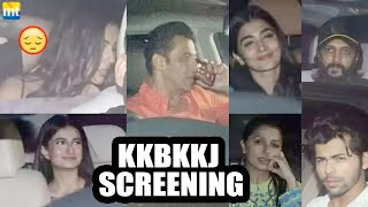 Salman Khan, Shehnaaz Gill, Pooja Hegde, Palak Tiwari, Riteish Deshmukh And Others At Kisi Ka Bhai Kisi Ki Jaan Screening