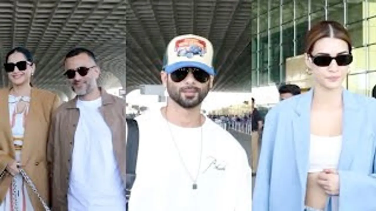 Kriti Sanon in Mini Top, Sonam Kapoor with Hubby Anand Ahuja, Shahid Kapoor's back to work