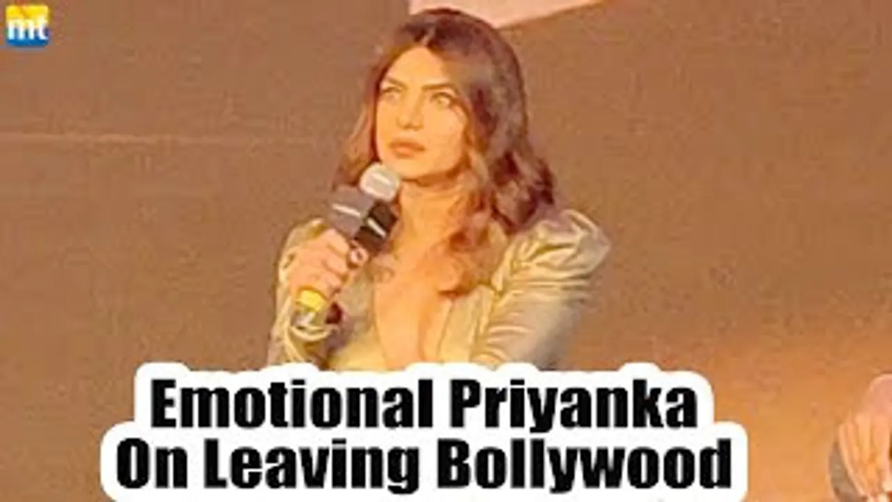 Priyanka Chopra Finally BREAKS Silence on her controversial comments about Bollywood At Citadel Mumbai Event