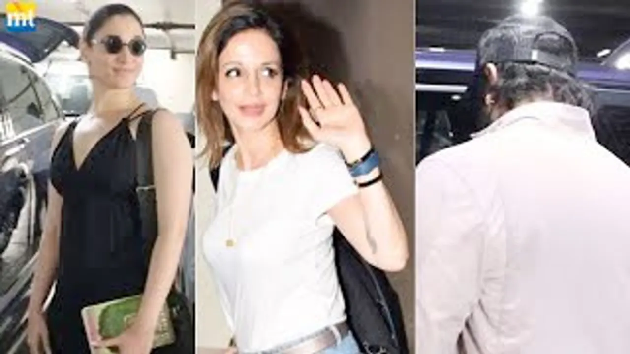 Ranbir Kapoor walks away as a lady asks for a pic, Tamannaah Bhatia Fair as Milk, Sussanne Khan At Airport